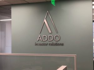Custom Lobby Logo Wall Signs Los Angeles