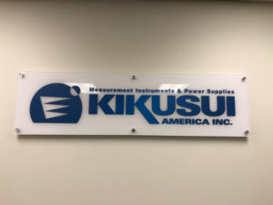 Acrylic panel logo lobby signs in Orange County CA
