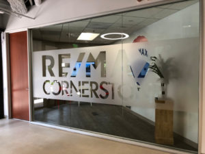 Etched and frosted window treatments Orange County CA