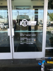Window Lettering and Vinyl Logos La Mirada CA