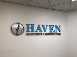3D Letter Logo Lobby Signs Orange County CA