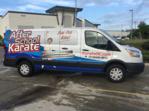 Karate Studio Van Wraps Placentia CA