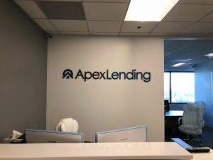 Acrylic Letter Lobby Signs Orange County CA