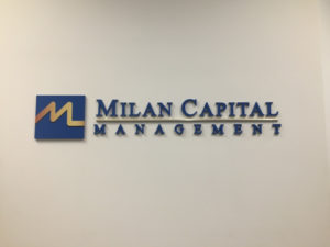 Custom Designed Real Estate Lobby Signs Orange County CA