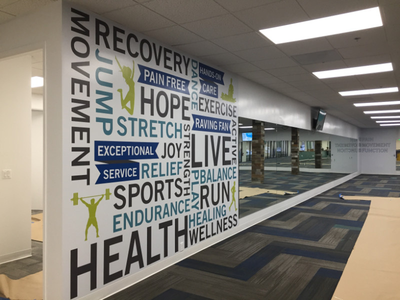 Healthcare wall murals Brea CA