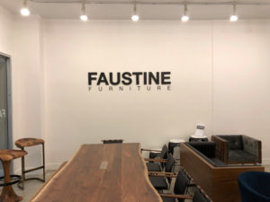 Custom Lobby Signs for Furniture Showrooms Los Angeles CA