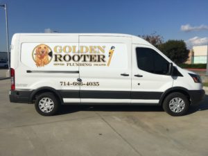 Vinyl Decals and Lettering for Plumbing Vans Fullerton CA