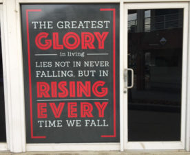 Perforated Window Graphics for Schools Whittier CA