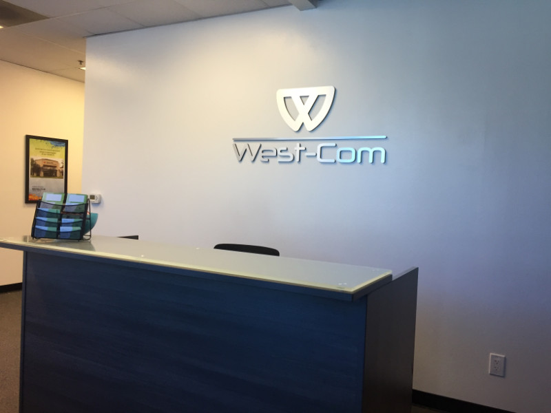 Brushed Metal Lobby Signs Irvine CA