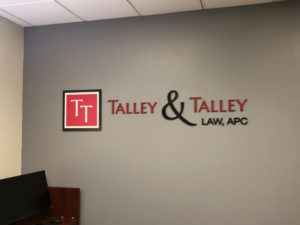 Law Firm Office Wall Logo Signs | Laguna Hills CA