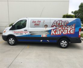 Ford Transit Passenger Van Graphics in Fullerton CA