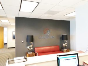 Acrylic 3D Letter Logo Lobby Signs in Los Angeles