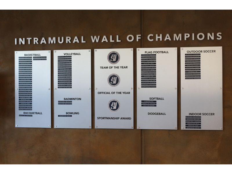 Walls of Fame made with Aluminum Panels in Fullerton CA
