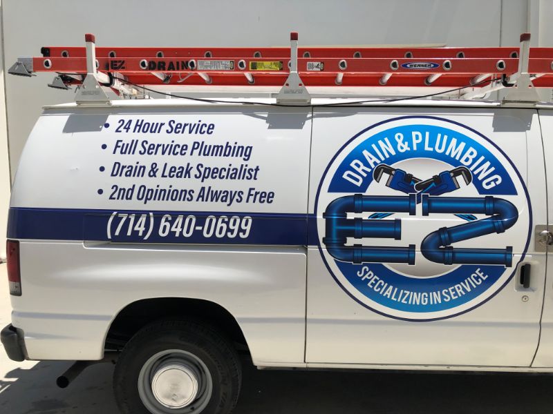 Vinyl Decals and Graphics for Plumbing Contractors