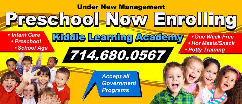 Preschool Banner
