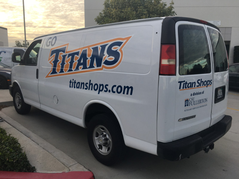 Van Decals and Lettering