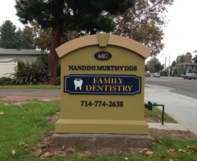 Armored Foam Monument Sign