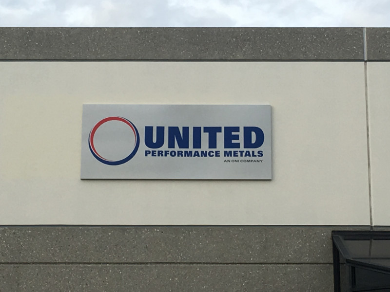 reverse pan building sign