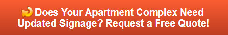 Free Quote on Apartment Complex Signage Updates