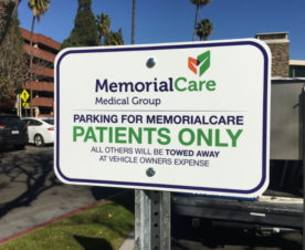 custom parking signs