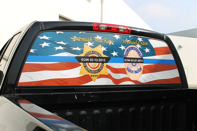 Truck Window Wrap