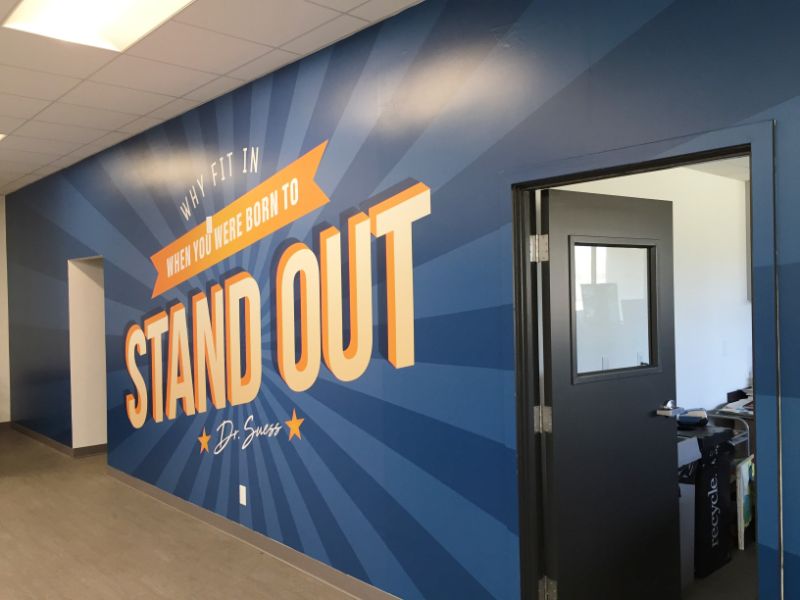 Inspirational wall wraps | Newport Beach | Irvine CA