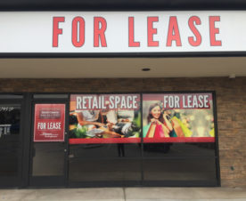 retail space for lease window graphics