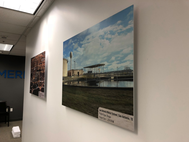 mounted photo prints
