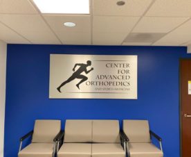 Brushed Metal Lobby Signs in Cerritos CA