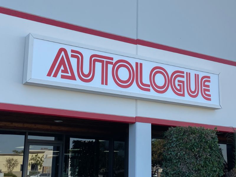 refurbished building and monument signs in Buena Park CA