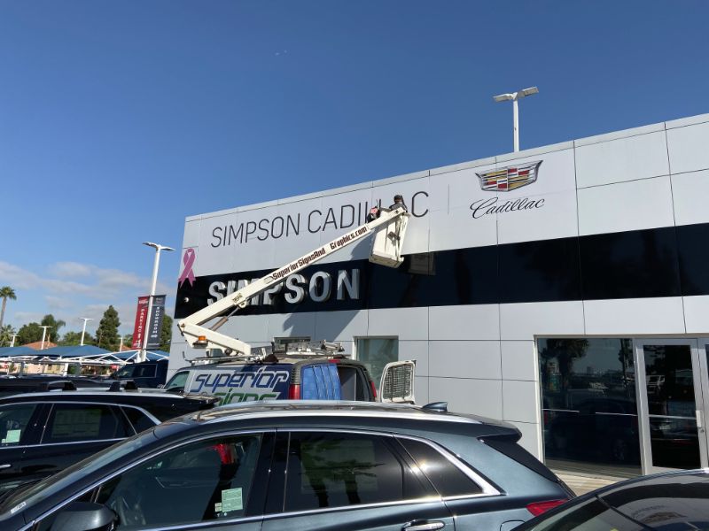 Vinyl Graphics for Buildings in Buena Park CA