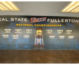 Athletics Wall Murals for Schools in Orange County CA