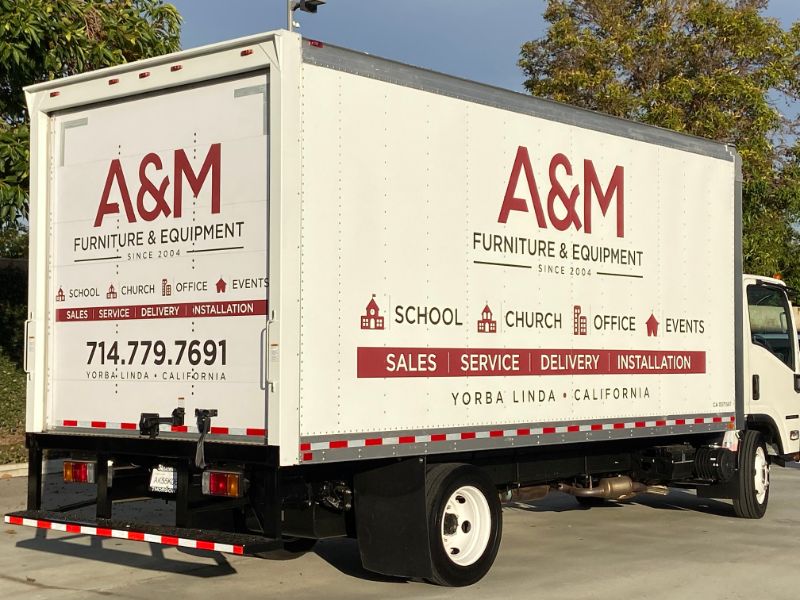 Commercial Vinyl Truck Graphics in Yorba Linda CA