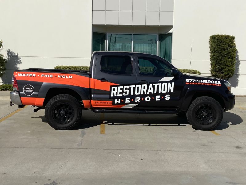 Contractor Truck Graphics in Anaheim CA