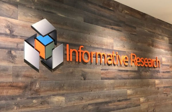 3D Letter Logo Lobby Signs in Irvine CA