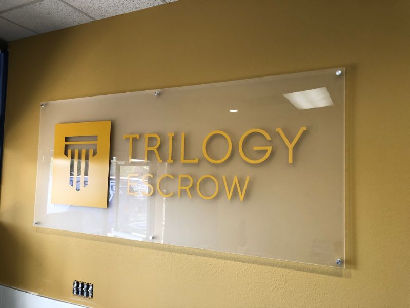 Custom Lobby Signs in Yorba Linda CA
