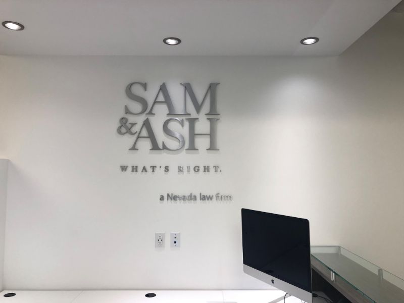 Lobby Signs for Law Firms in Newport Beach CA