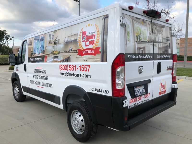 Cargo Van Graphics and Decals in Anaheim CA