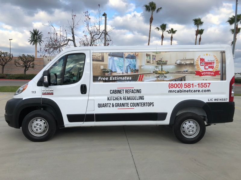 Commercial Sprinter Van Graphics in Anaheim CA
