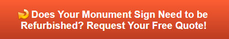 Free quote on monument sign refurbishing in Carson CA