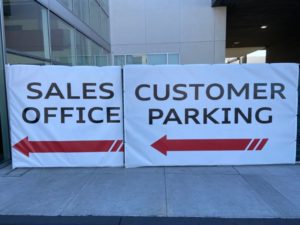 Mesh Banners to Hide Renovations in Los Angeles