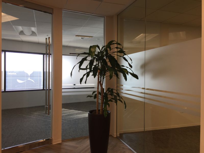 Etched glass graphics in Costa Mesa CA