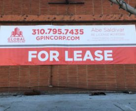 Commercial Property For Lease Banners in La Habra