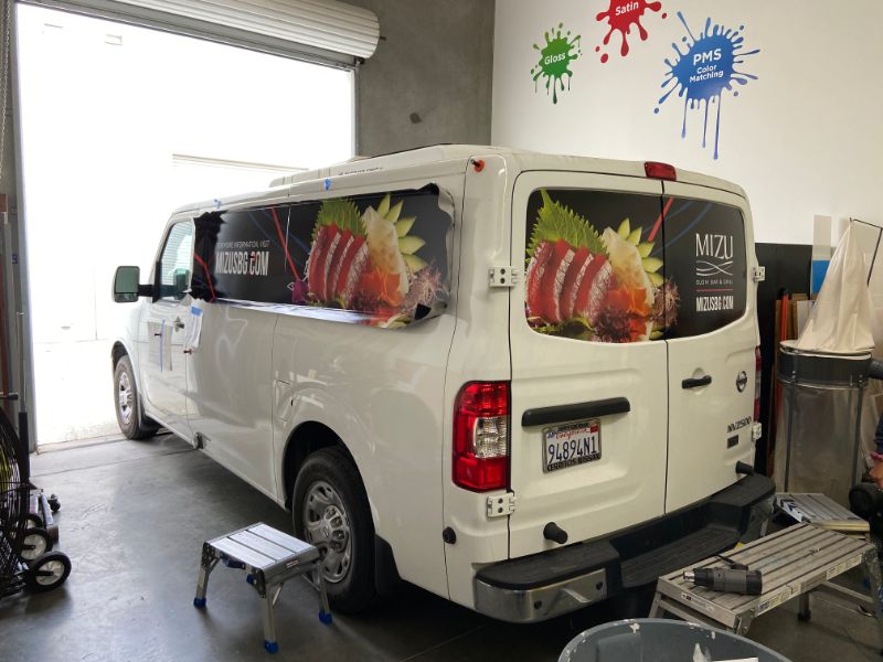 Van Graphics Installations in Tustin CA
