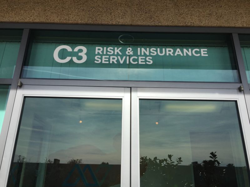 Vinyl Window Lettering in Irvine CA