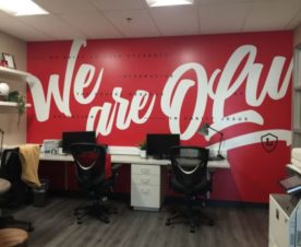 School Office Wall Murals in Orange CA