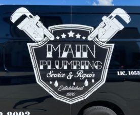 Commercial Plumbing Van Graphics in Garden Grove CA