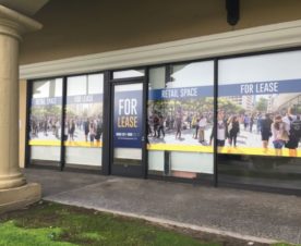 For Lease Anti-Graffiti Window Graphics