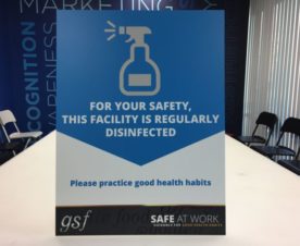 COVID-19 Prevention Signs and Decals in Orange County CA