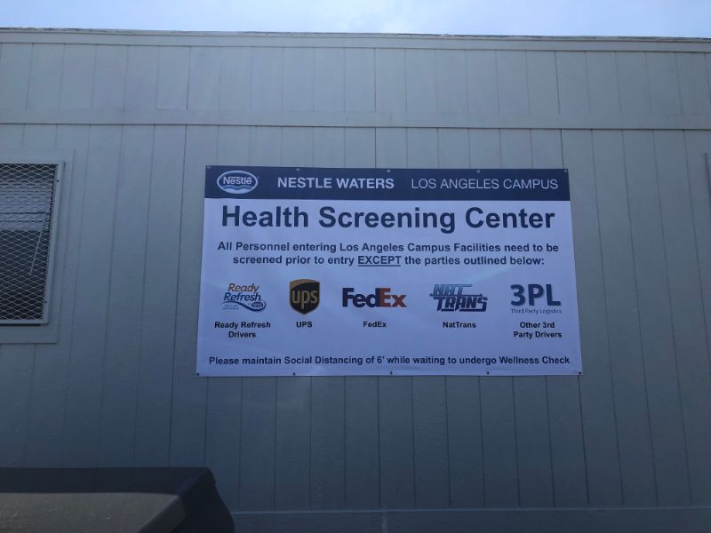 Health Screening Center Banners in Los Angeles